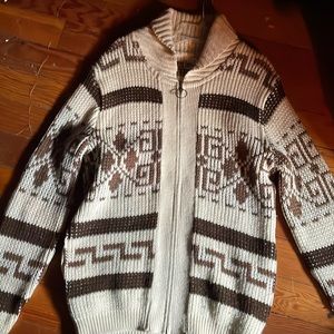 Mens vintage wool sweater size large